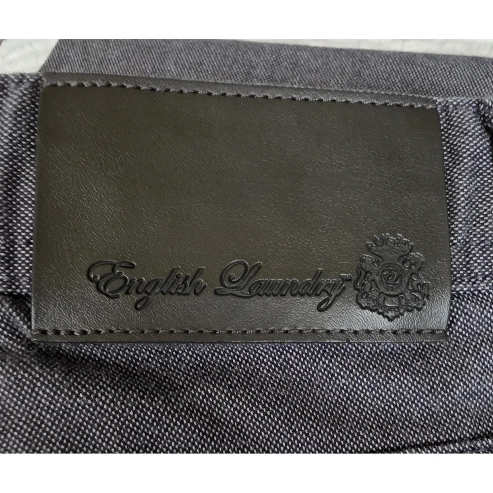 English Laundry Jeans Mens 32X30 Straight Leg Denim Gray Casual Pants (32x28)